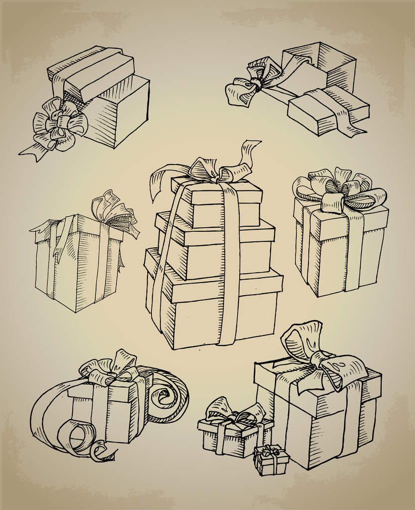 Set di scatole regalo vettoriali
 - Vettoriali, immagini