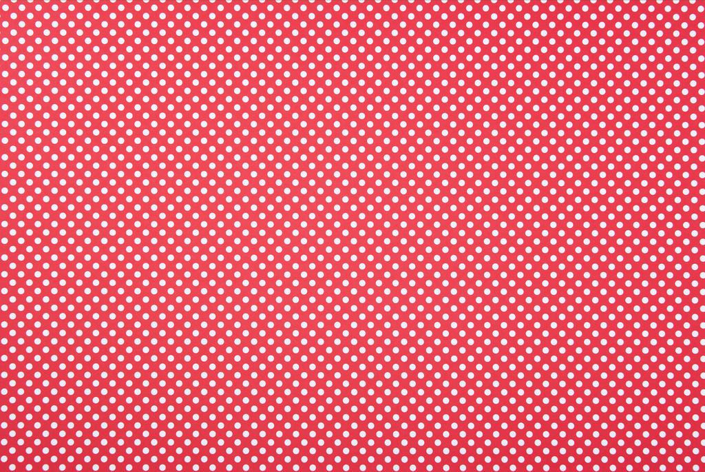 Texture Of Polka Dot Pattern On Red Free Stock Photo and Image
