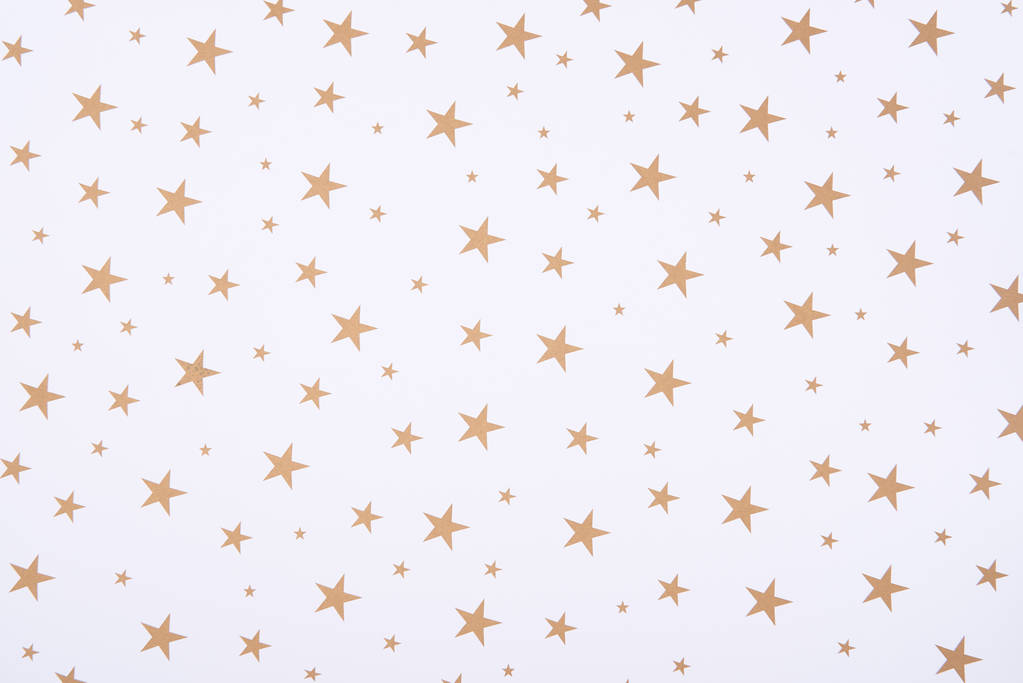 Αφηρημένη φαντασία με τα φωτεινά αστέρια σε λευκό φόντο - Φωτογραφία, εικόνα