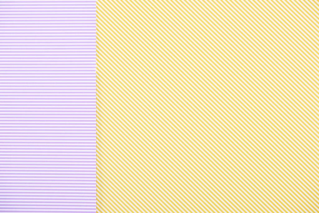 Abstraktní pozadí žluté a fialové pruhy - Fotografie, Obrázek