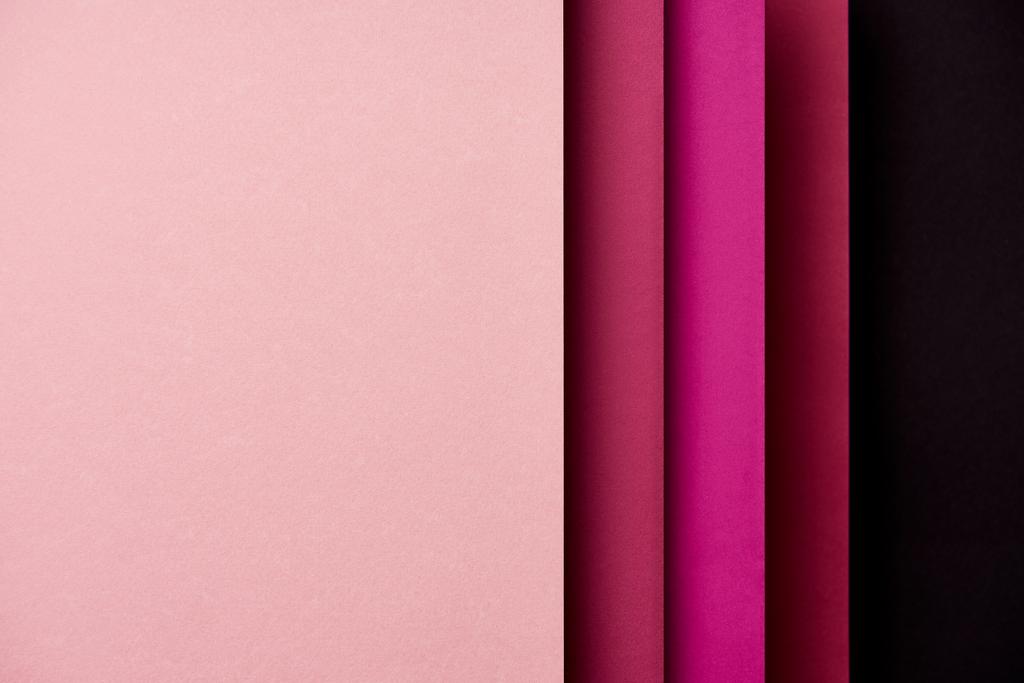 Az egymást átfedő papírt rózsaszín tónusok minta - Fotó, kép