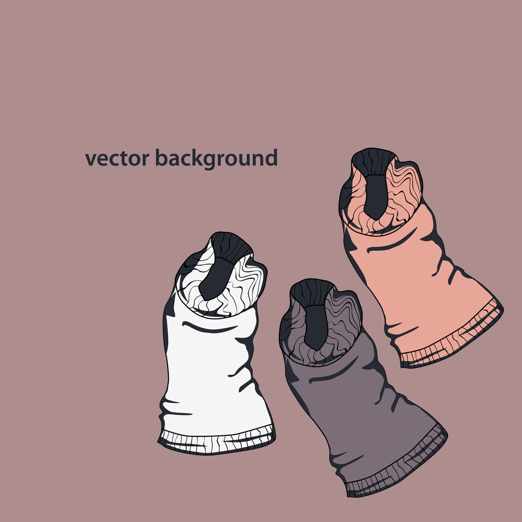 Vector illustration of women's t-shirts. - Vector, Image