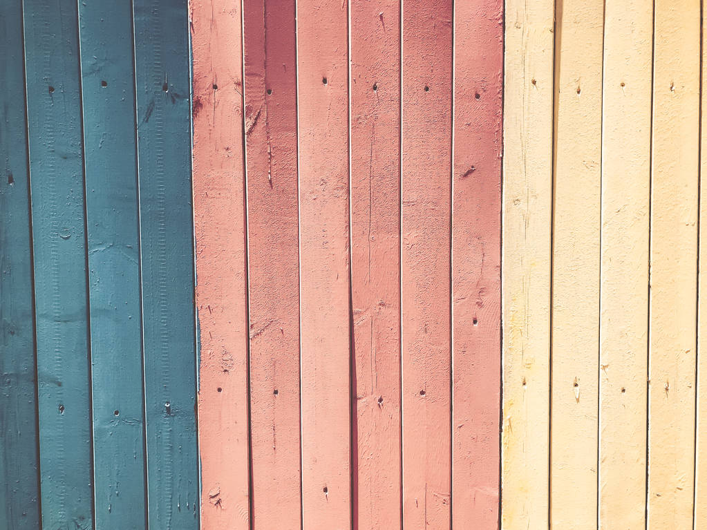Textura colorida de placas de vedação secas de madeira
 - Foto, Imagem