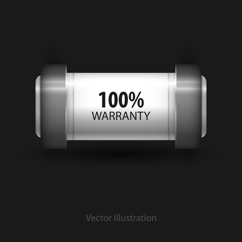 botão de garantia. desenho vetorial
 - Vetor, Imagem