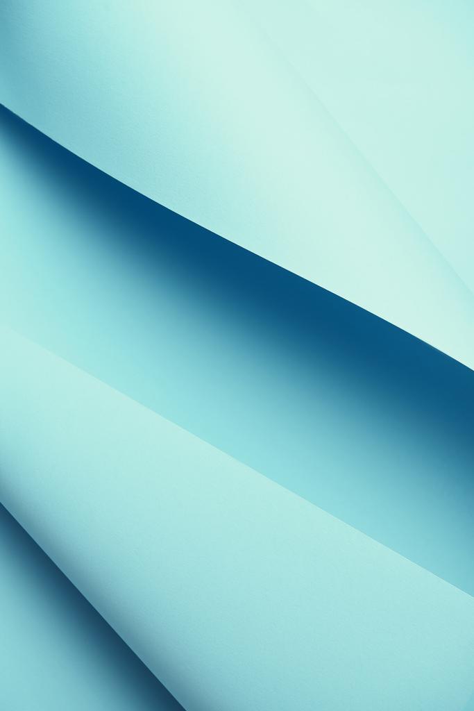 close-up view of colored blue abstract paper background - Photo, Image