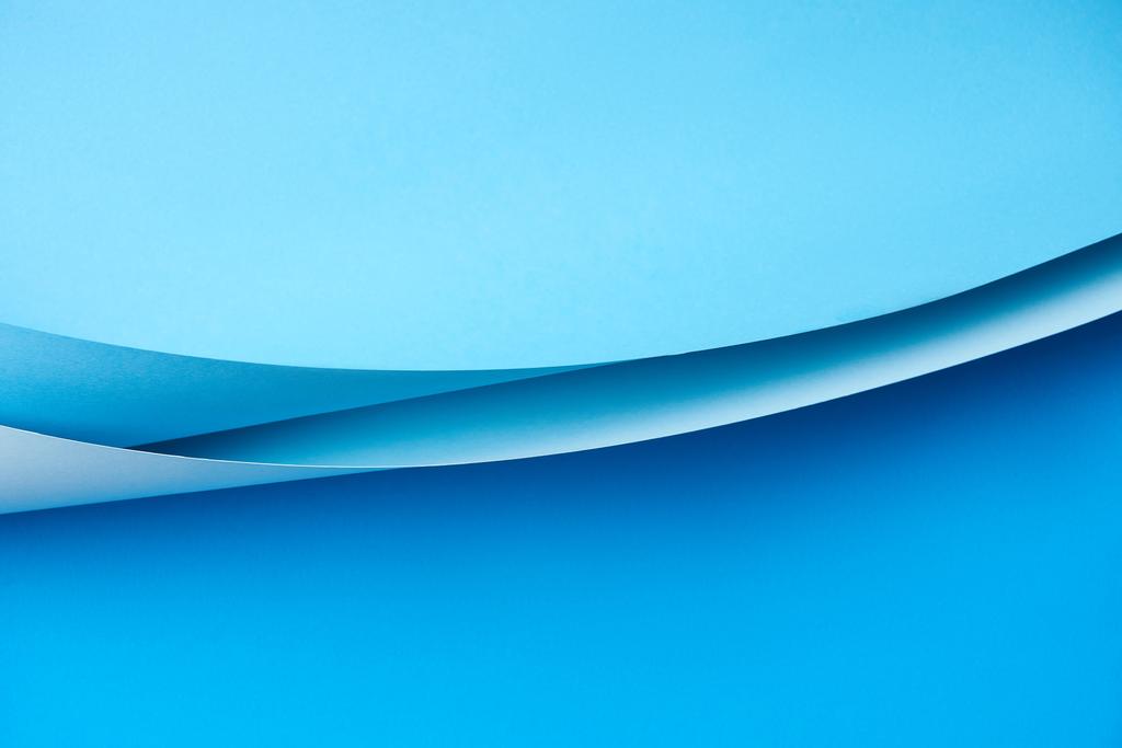 Beautiful Bright Blue Creative Paper Background Free Stock Photo and Image