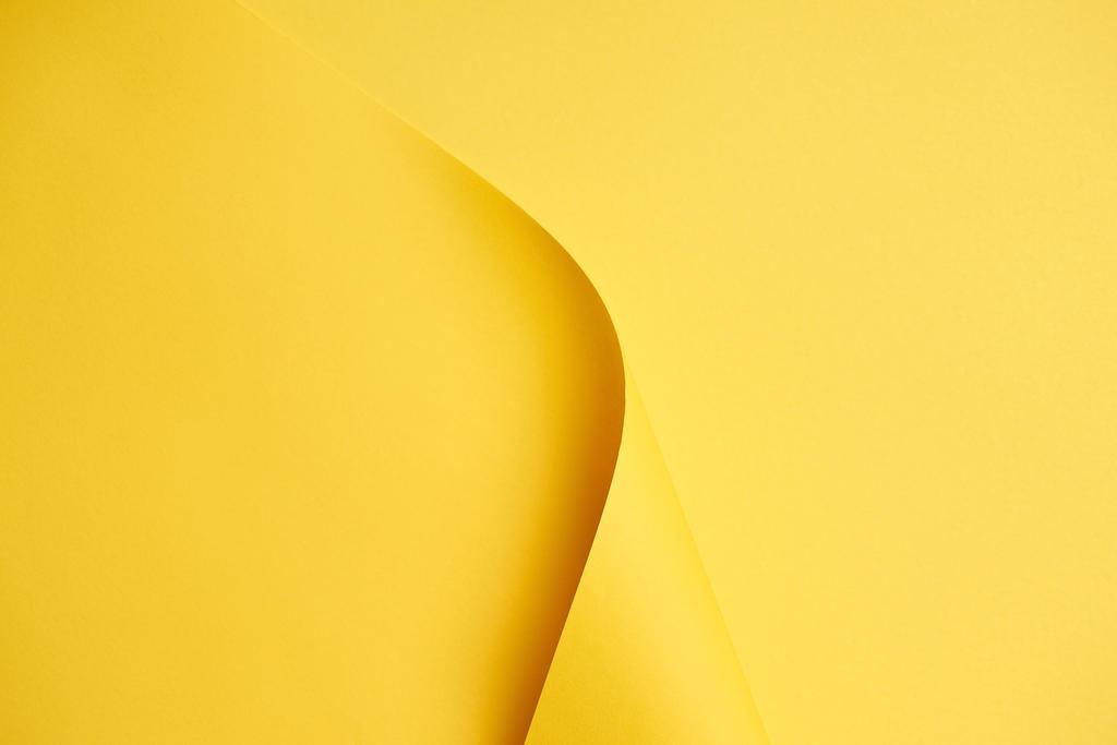 Nahaufnahme von schönen leeren hellen gelben Papierhintergrund - Foto, Bild