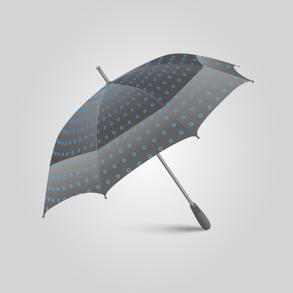 Vektor-Illustration eines Regenschirms. - Vektor, Bild