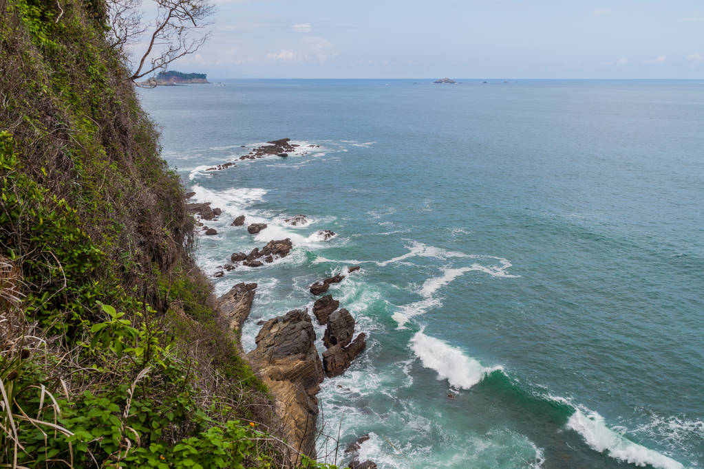 De kust van de zee in Nationaal Park Manuel Antonio, Costa Rica - Foto, afbeelding