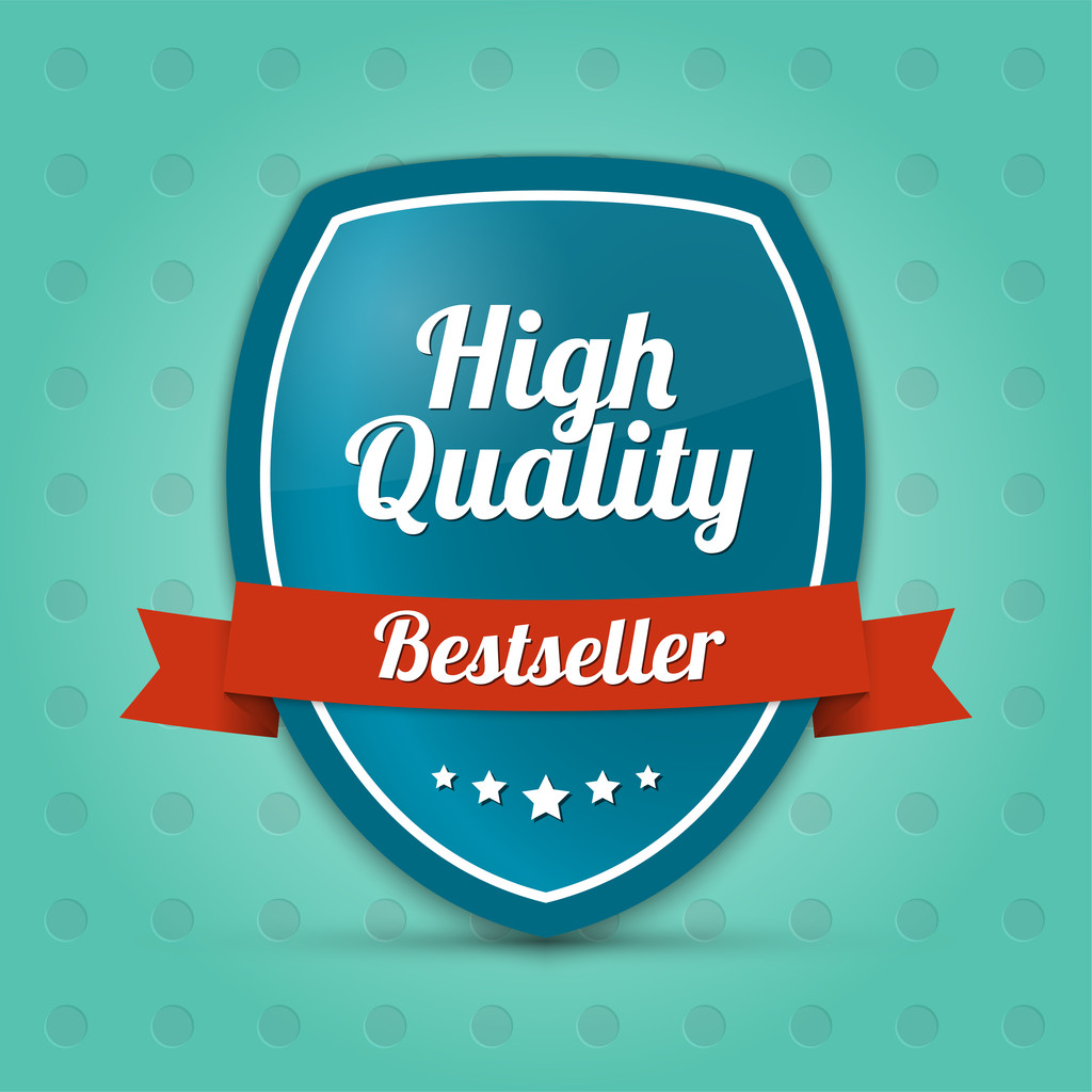 Высокое качество щита - Bestseller
 - Вектор,изображение
