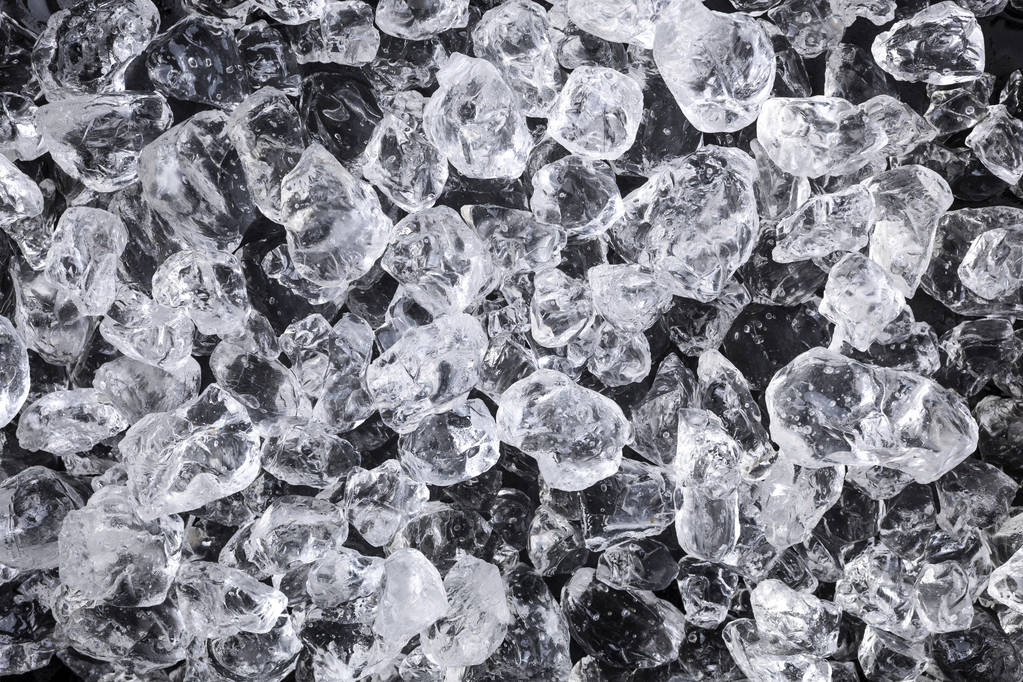 Fondo de hielo triturado, vista superior
 - Foto, imagen