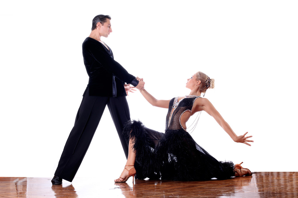 Tancerze w sali balowej - Zdjęcie, obraz