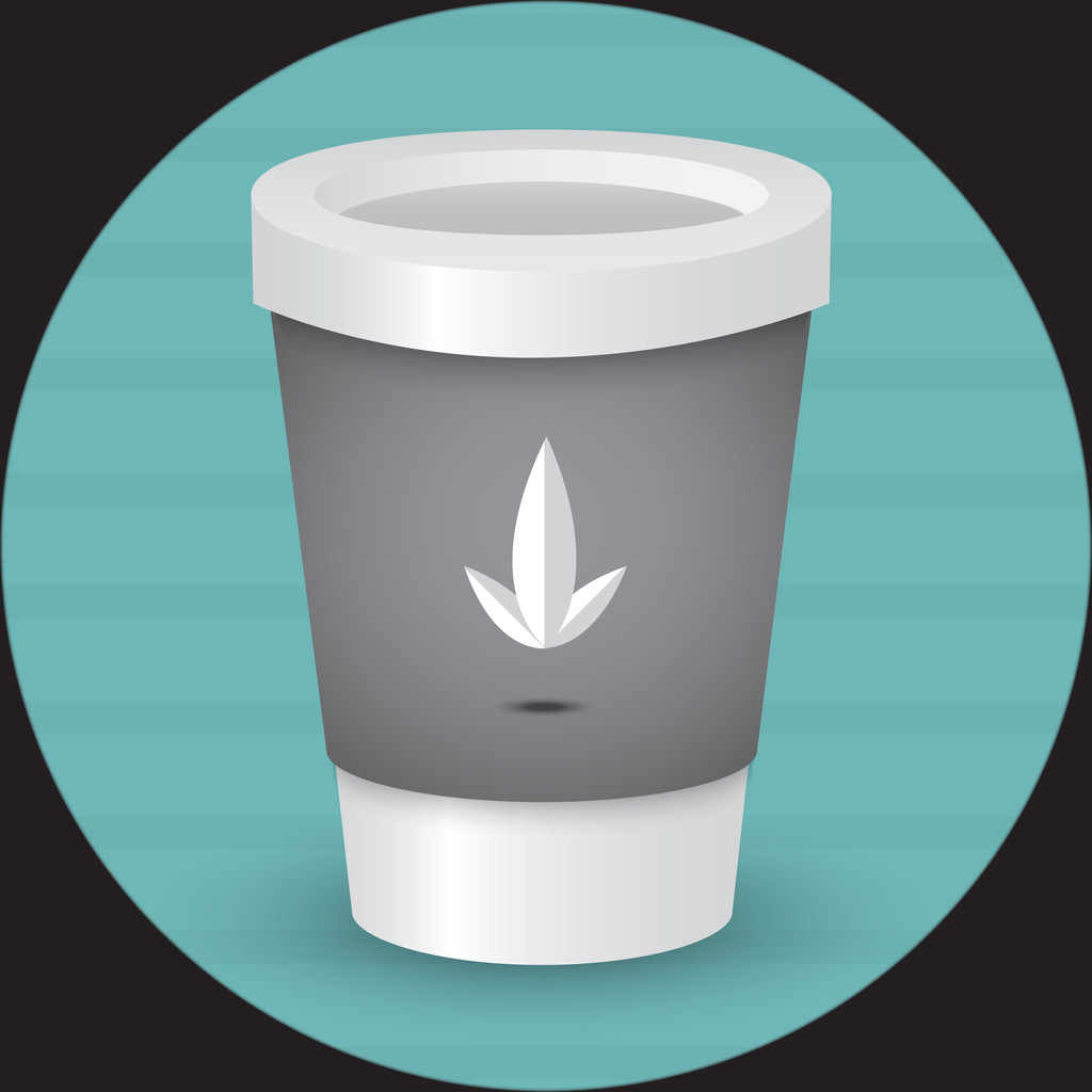 eine Vektor-Illustration für Kaffeetassen - Vektor, Bild