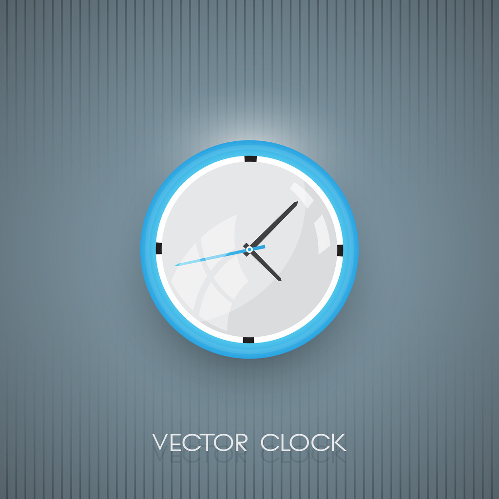 Vektor fali óra ikon - Vektor, kép