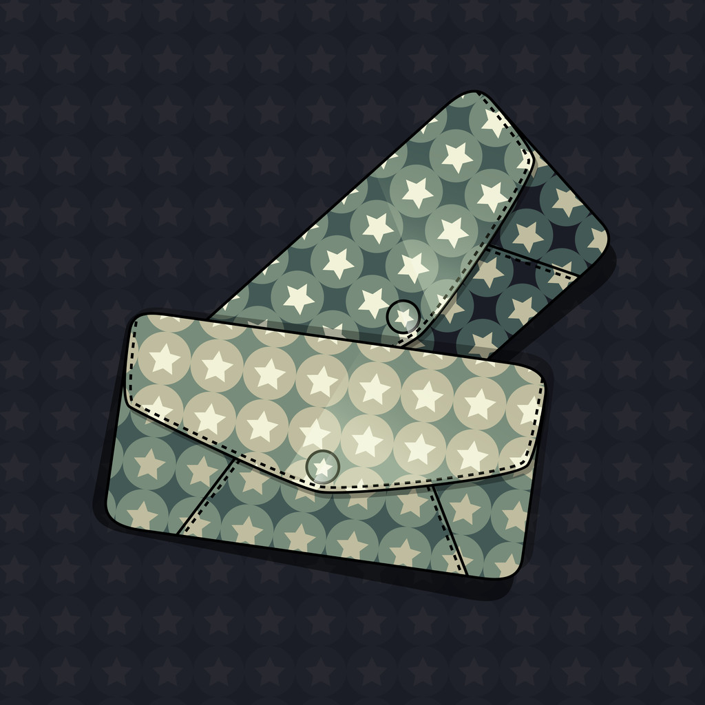 Vector illustration of a female bags. - Vector, Image