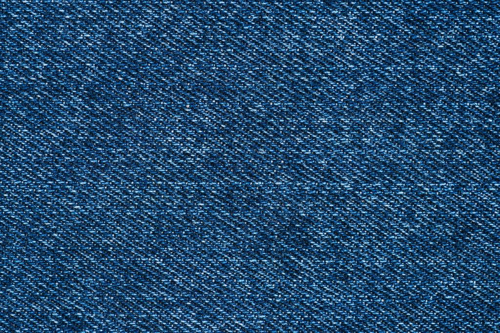 Image plein cadre de fond en tissu denim bleu - Photo, image