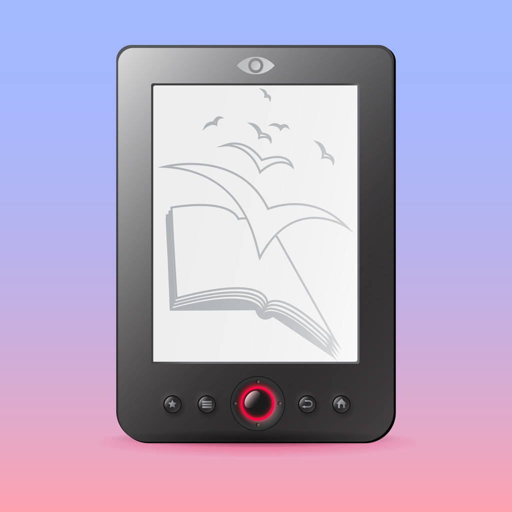 Vektor E-Reader Illustration - Vektor, Bild