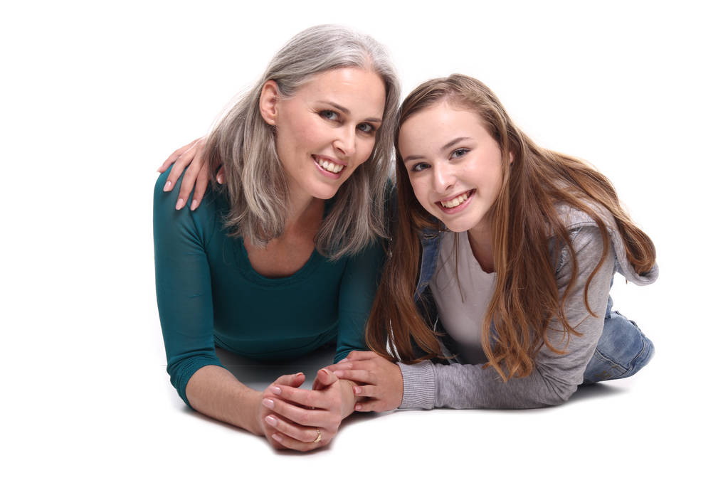Happy mother and daughter is smiling - Photo, Image