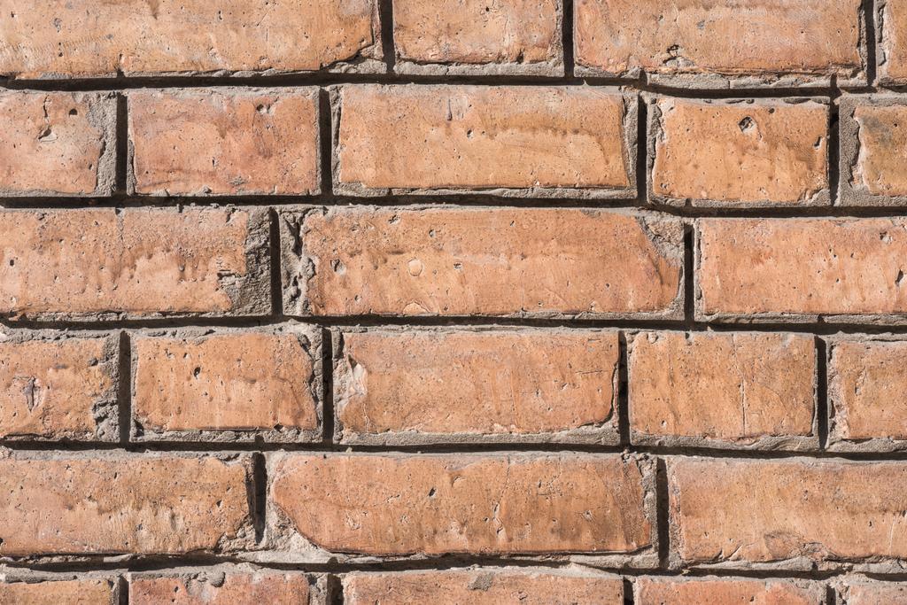 close-up vista de fundo de parede de tijolo envelhecido marrom
 - Foto, Imagem