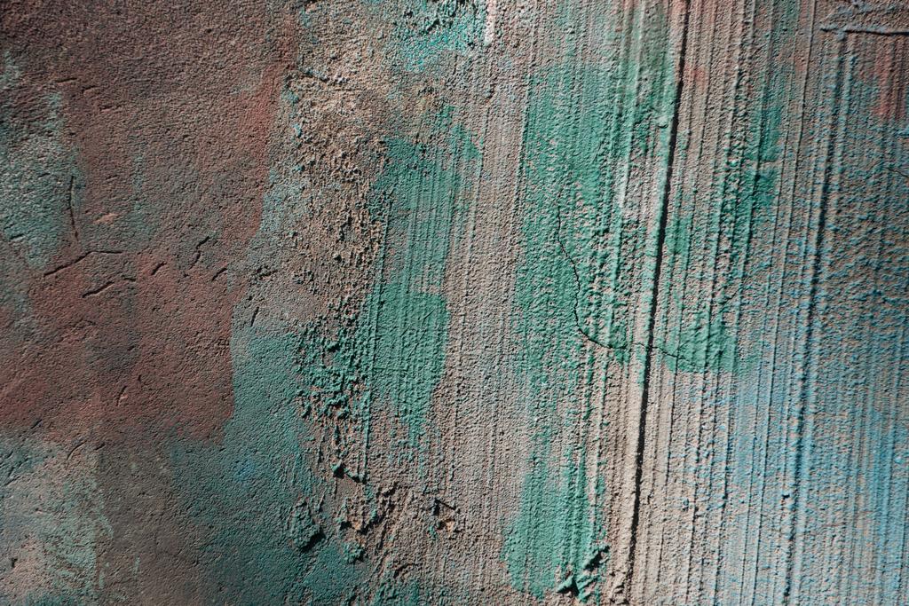 vista close-up de textura antiga parede de concreto cinza áspero e verde
   - Foto, Imagem