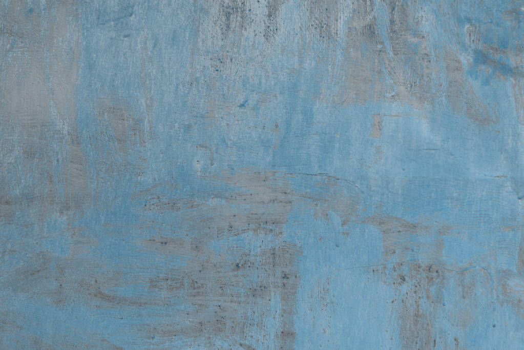 Vollständiger Rahmen aus altem verwittertem grauen und blauen Betonhintergrund  - Foto, Bild