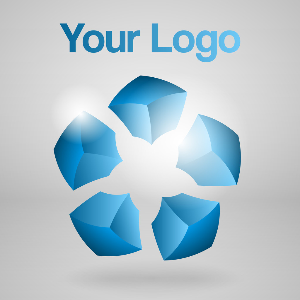 Logotipo vetorial abstrato. ilustração vetorial
  - Vetor, Imagem