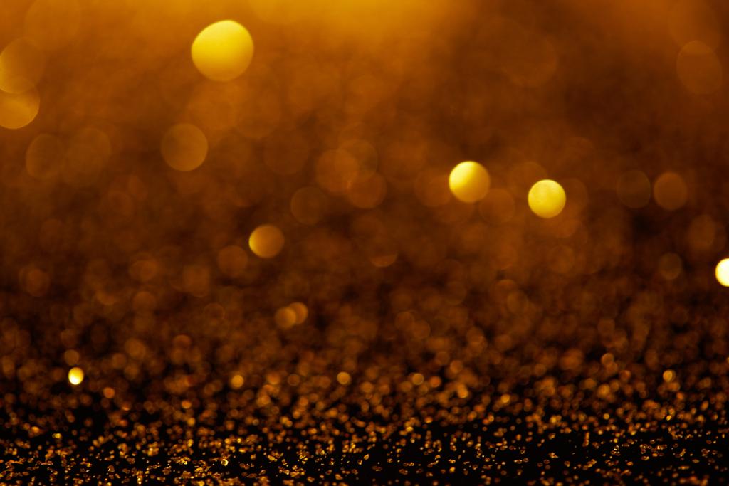 abstract background with gold glitter and bokeh - Photo, Image