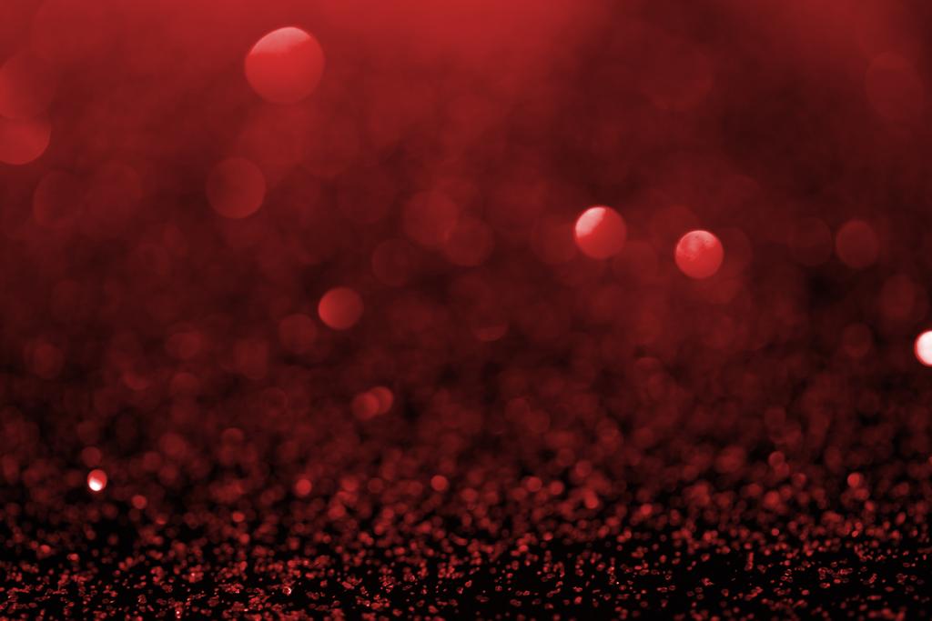 αφηρημένα φόντο με κόκκινο glitter και bokeh - Φωτογραφία, εικόνα