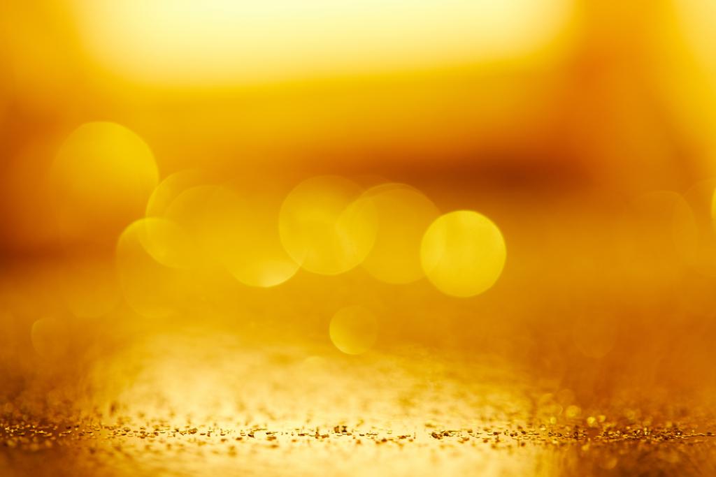 Abstract Blurred Gold Festive Background Free Stock Photo and Image