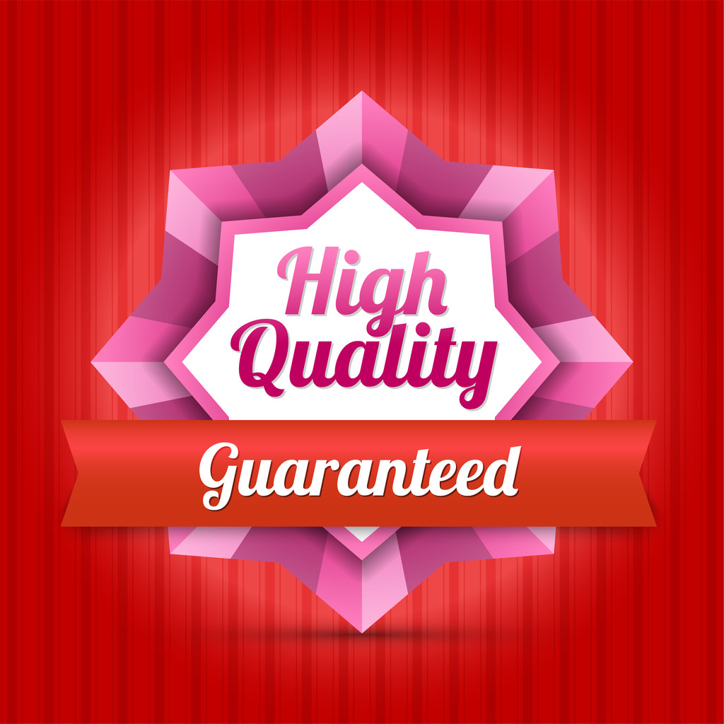 High quality badge - Guaranteed - Vector, Image