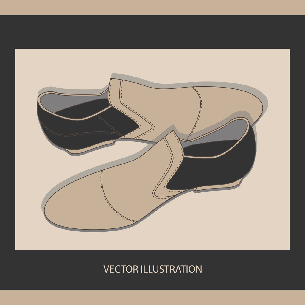 Zapatos de hombre, vector
 - Vector, Imagen