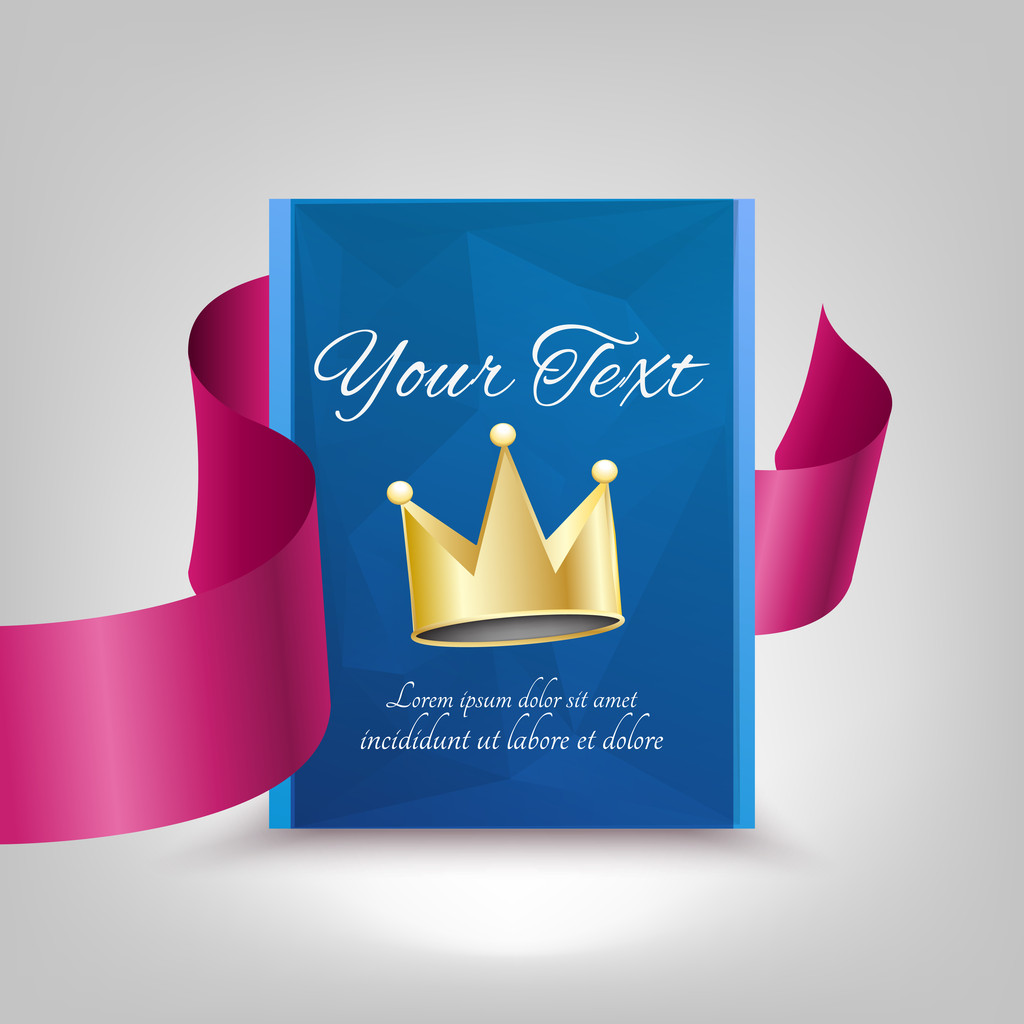 Vector background with crown. - Vector, Image