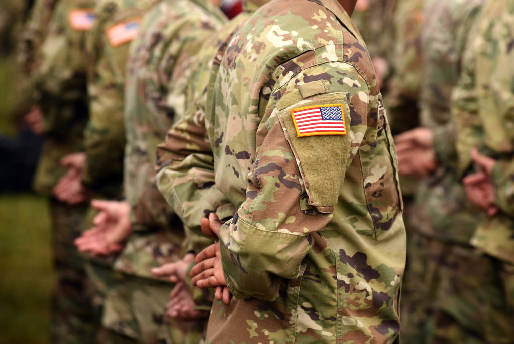 Форма флага армии США. Армия США
 - Фото, изображение
