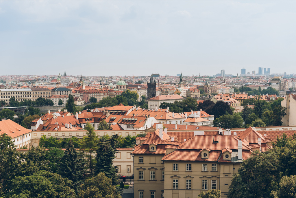 Praha Staré město města se starobylou architekturou, Praha, Česká republika  - Fotografie, Obrázek
