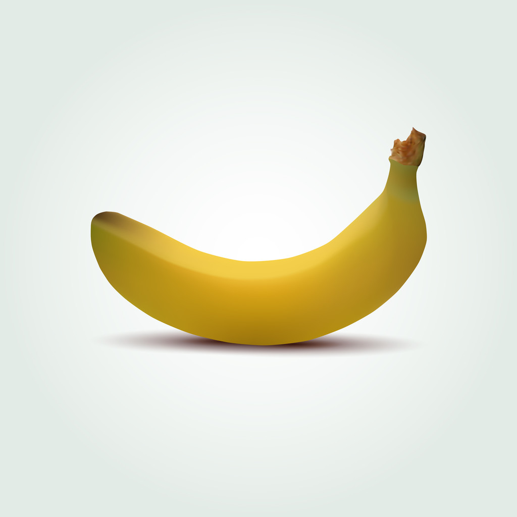 Vector banana,  vector illustration  - Vector, Image