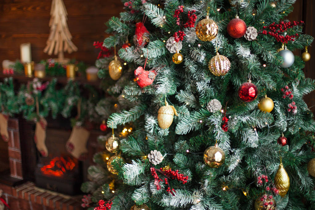 Güzel dekore edilmiş Noel odası - Fotoğraf, Görsel