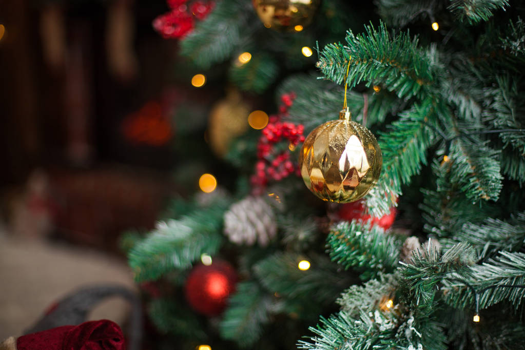 Bela sala de Natal decorado - Foto, Imagem