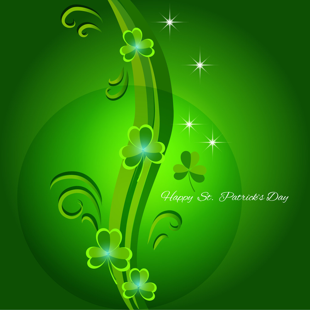 St. Patricks day background - Vector, Image