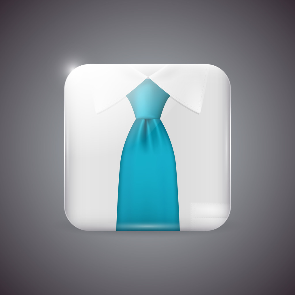 Vector shirt and tie illustration - Vector, Image