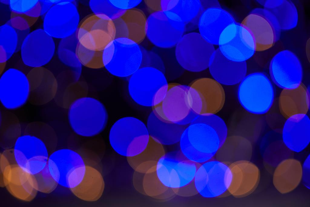 gyönyörű kék bokeh karácsonyi háttér - Fotó, kép