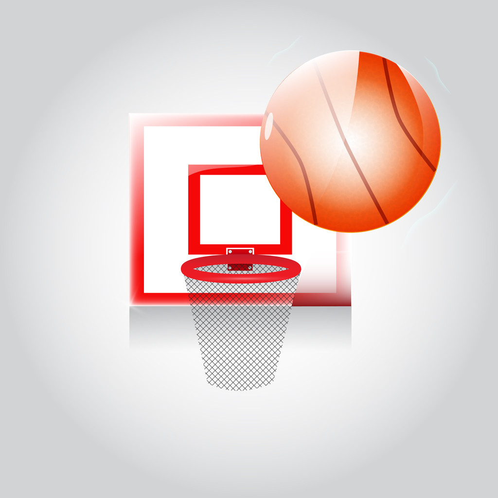 Illustration vectorielle vectorielle d'affiche de basket-ball
  - Vecteur, image