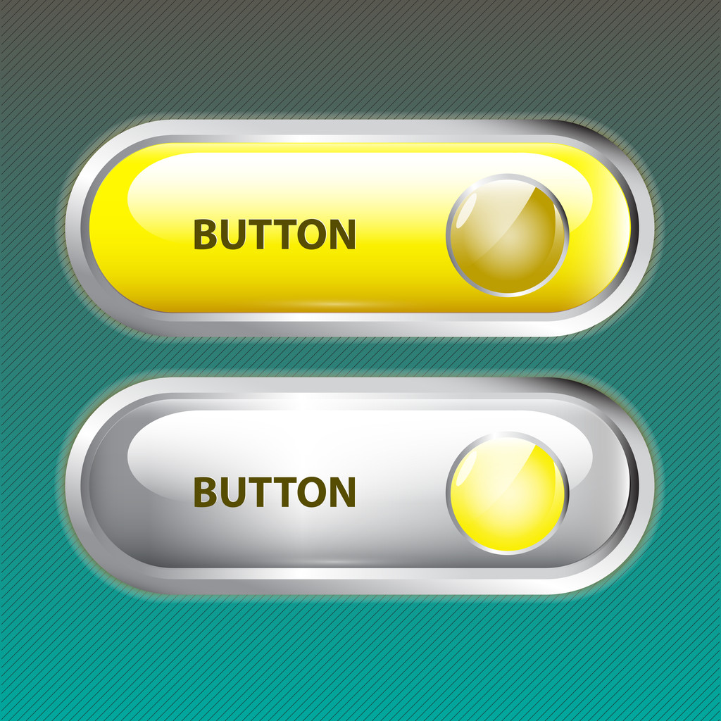 Web buttons. vector illustration  - Vector, Image