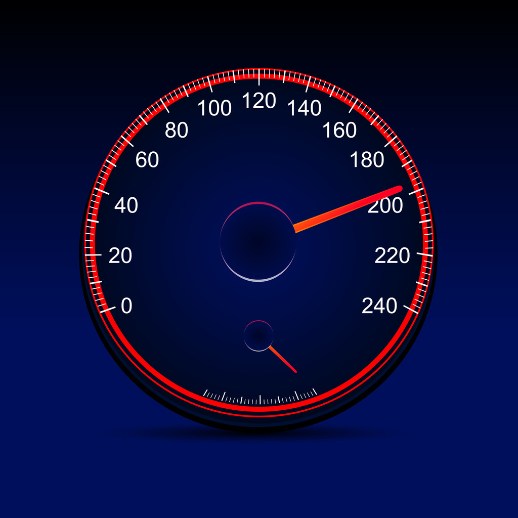 speedometer vector graphic