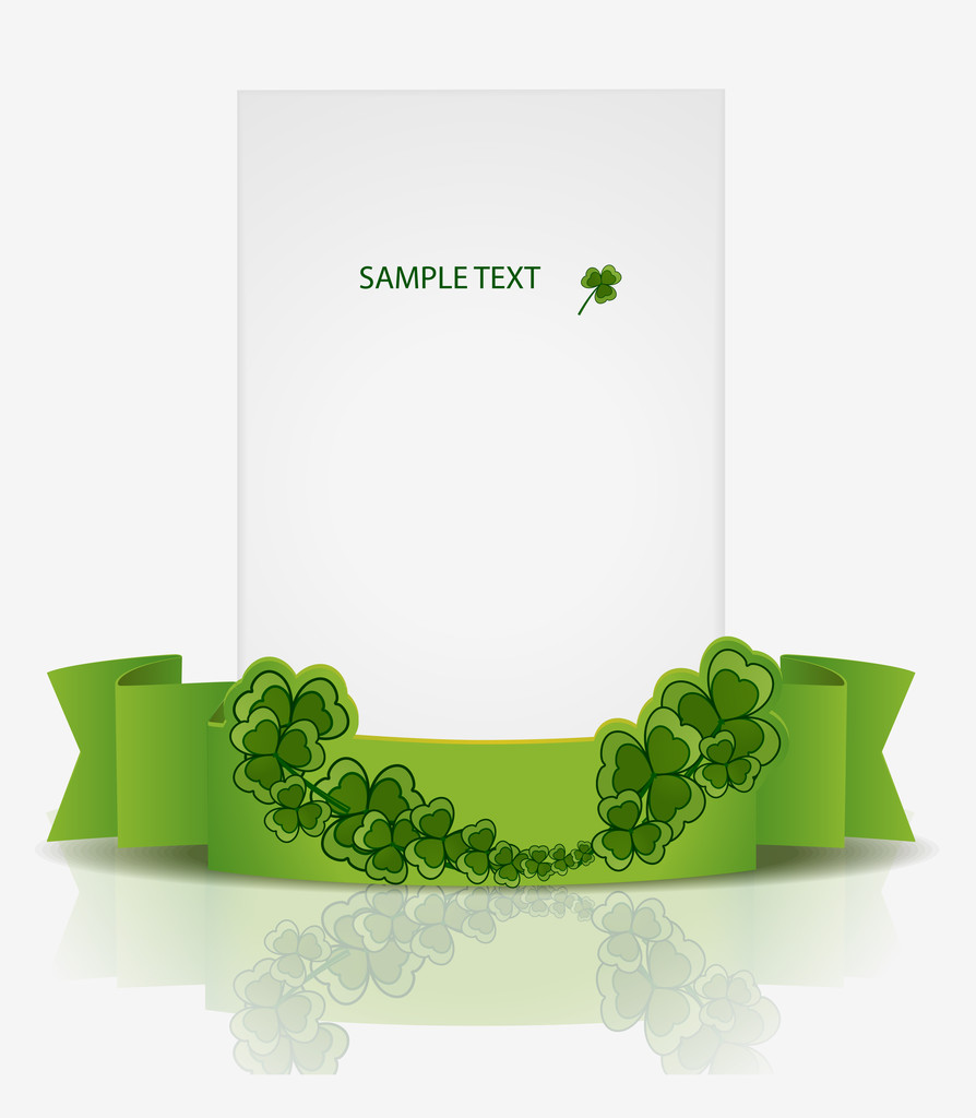 Greeting Card St Patrick Day - vector illustration - Vector, Image