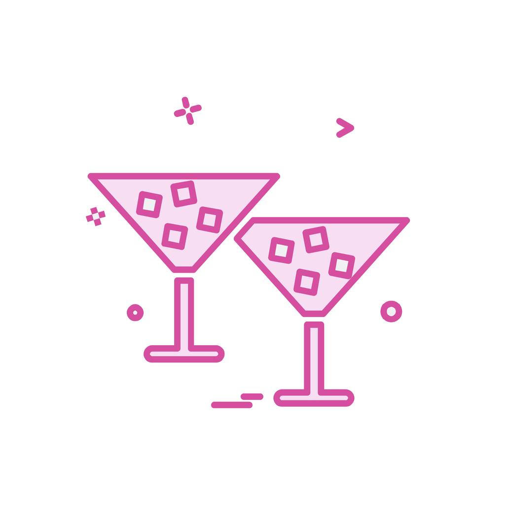 Diseño de icono de bebida, ilustración de vector colorido
  - Vector, imagen