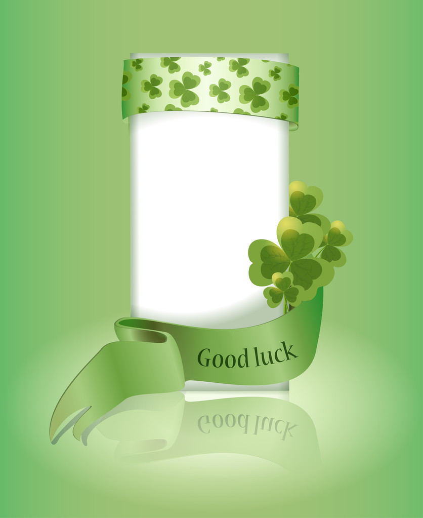 Vector greeting card - Good luck - Vector, Image