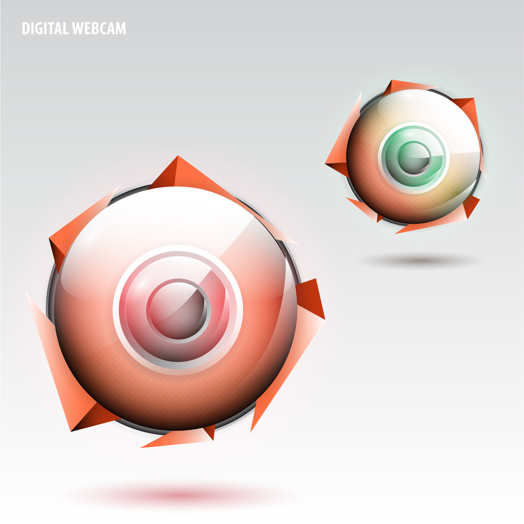 Digital webcam,  vector illustration  - Vector, Image