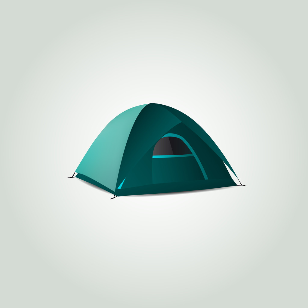 Vector tent,  vector illustration  - Vector, Image