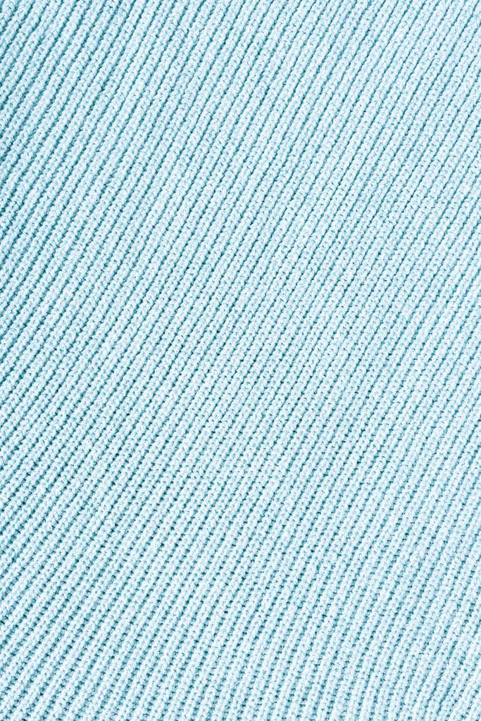 close up view of blue woolen cloth as background - Photo, Image