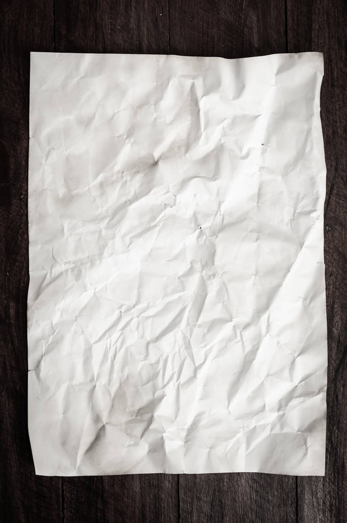 Текстура тла зім'ятого старого паперу з плямою
 - Фото, зображення